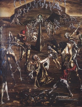 サルバドール・ダリ Painting - 肉体の復活 サルバドール・ダリ